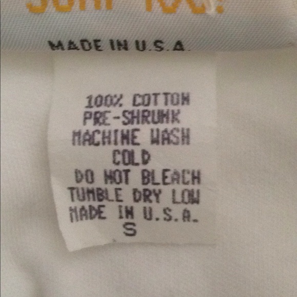 Jackie Surfwear Vneck white Tshirt Sz S - Picture 6 of 8